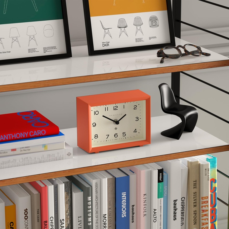 NEWGATE® 'Henry' Mantel Clock - Contemporary Rectangular Design-led Clock in