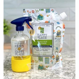 Beekman Happy Place Tub & Tile 32 oz. Concentrate Cleaning Set-Sweet Grass-