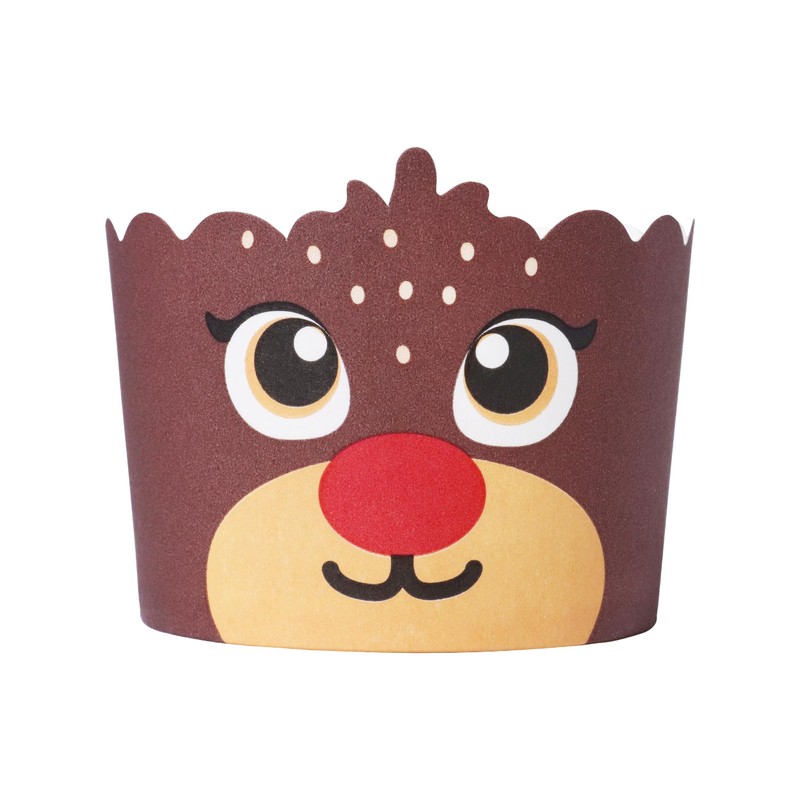 PME Christmas Cupcake Decorating Kit - Reindeers (Set of 6)