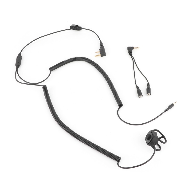 Walkie Talkie Connecting Wire Helmet Bluetooth K Wire Riding Accessory