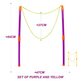 Gxhong Children's Bubble Sticks, 2 Pairs of Bubble Makers, Soap Bubbles Giant Soap Bubbles for Children, Large Soap Bubbles Sticks, for Outdoor Garden, Beach, Children's Party, Boy Girl Toy Bubble