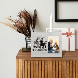 Mancheng-zi Beagle Gifts for Women, Beagle Mom Gifts, Beagle Gifts for Beagle Lovers, It's not Dog Hair It's Beagle Glitter 4x6 Picture Frame