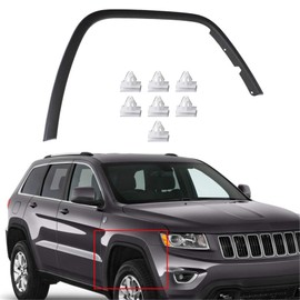 Front Passenger Side Right Paintable Factory Style Wheel Arch Trim Flares Replacement for 2011 2012 2013 2014 2015 2016 Replacement for 1MP38RXF1AE