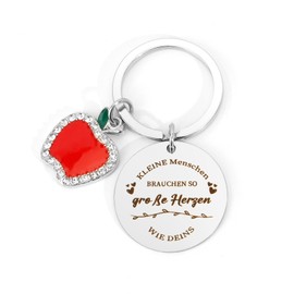 Farewell Gift Teacher Gift Christmas, Teacher Gift, Teacher Gift for Leaving Keyring, Teacher Gifts for Teachers, Teachers, Leaving Gift, silver