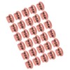 30Pcs Metal Cord Locks Double Hole Zinc Alloy Durable Light