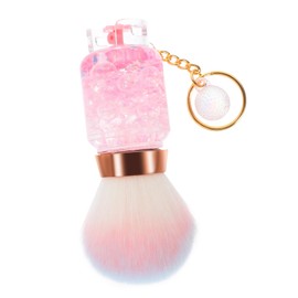 FRCOLOR Blush Brush Makeup Tool Portable Powder Brush with Soft Bristles for Blush Loose Powder Gas Tank Design for Travel the Go Use