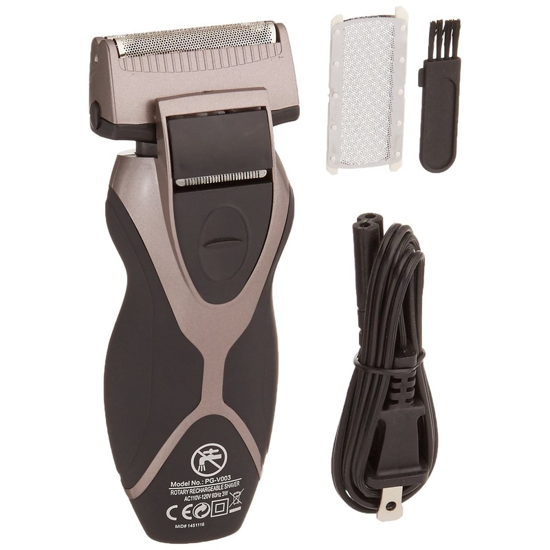 VIVITAR PG-V003 FoilDuo 2-Head Foil Shaver, Black