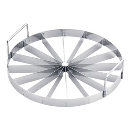 Endo Shoji WTL30816 Commercial Torte Cutter, 16-inch Cuts, Stainless Steel, Made in Japan