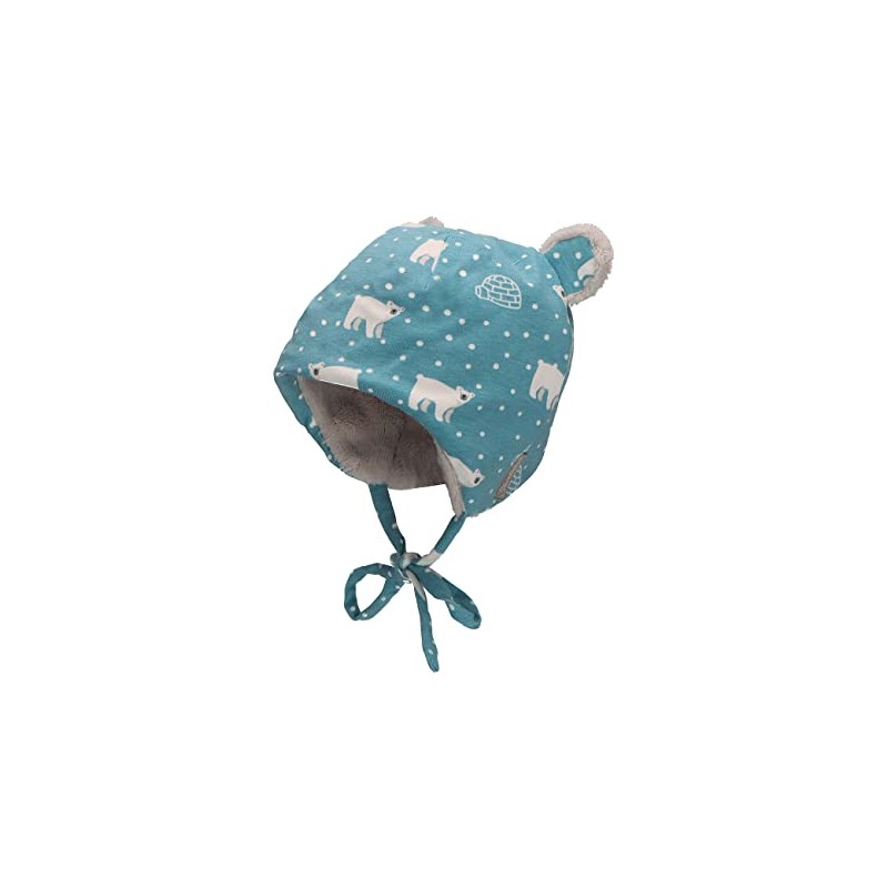 Sterntaler Boys' Polar Bear Hat, Sky