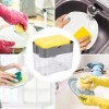Misorel Guantes Lavatrastes Silicon + Despachador Jabón Líquido