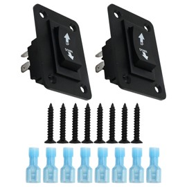 Aynaxcol 18PCS UP Down Momentary Reverse Switch, Instant Reverse Switch for Up and Down, Suitable for RV and Trailer Jack Switch, Motor Reverse Control, Electric Awning Control