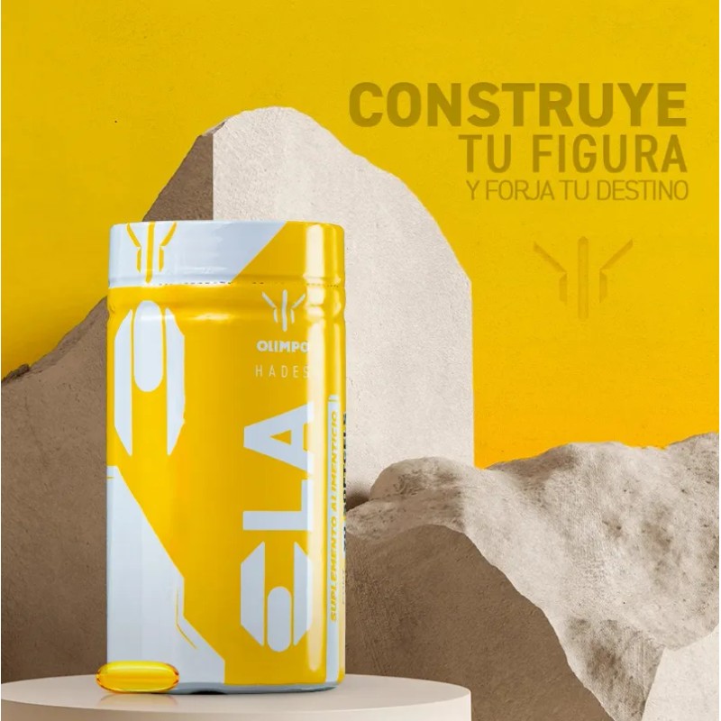 CLA Hades Olimpo, Acido Linoleico Conjugado 90 Cápsulas Blandas 1000mg
