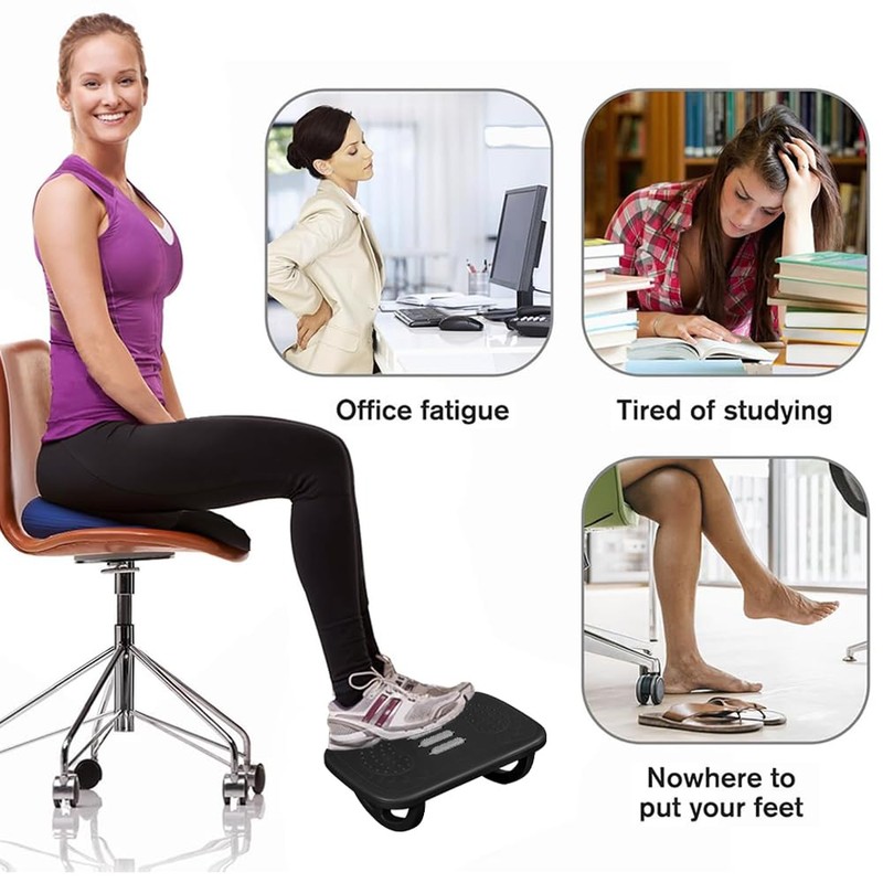 Foot Rest Desk, Comfortable Footrest Desk, with Ergonomic Plastic Cushion