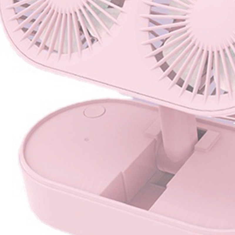 Desktop Double Blade Small Fan USB Mini Folding Desktop 2