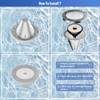MORSEN Pool Light Bulb - 120V 70W LED Pool Lights