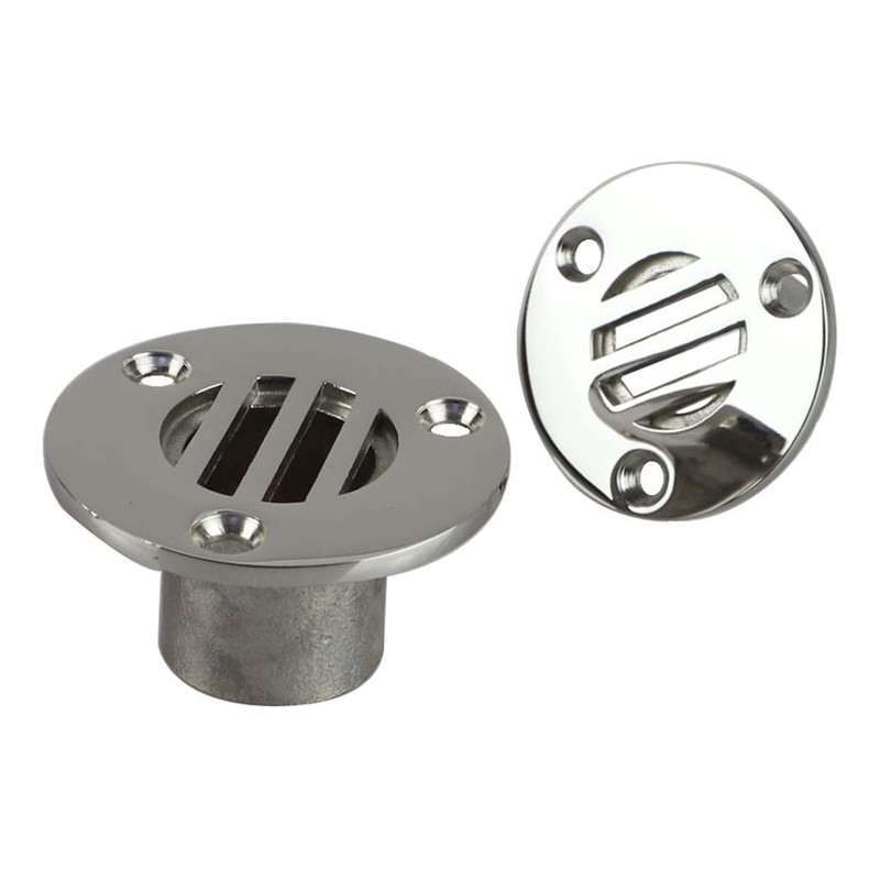 EEYAD 316 Stainless Steel 7/8" Boat Floor Deck Drain (Pack