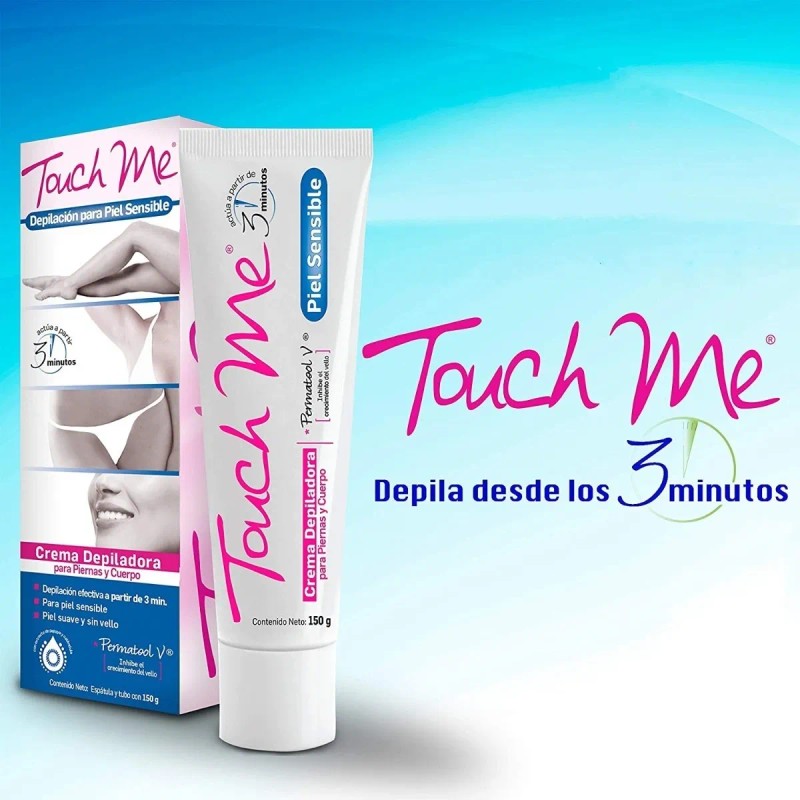 Crema Depiladora Touch Piel Sensible Piernas Cuerpo