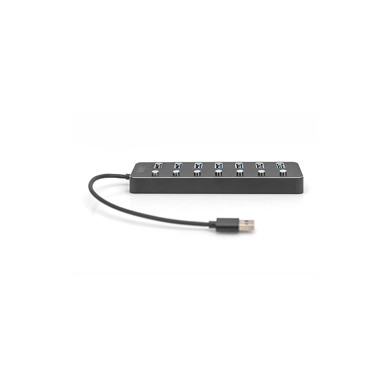 DIGITUS USB Hub - 7 Ports - USB 3.0 -
