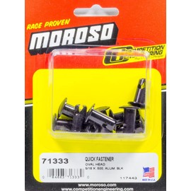Moroso 71333 Oval Head Quick Fastener (5/16 x .500), 1 Pack