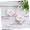 CIYODO Modern Banquet Napkin Holder 10pc Sunflower Napkin Rings Linen