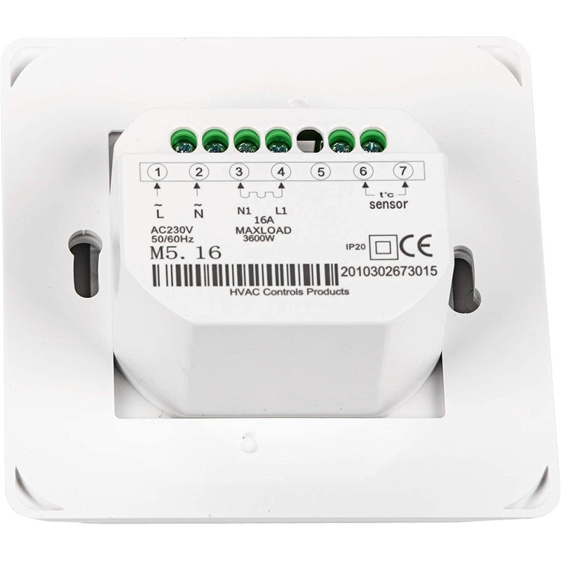 Non-Programmable Thermostat Manual Heating Thermostat for Room Floor Mechanical Condition