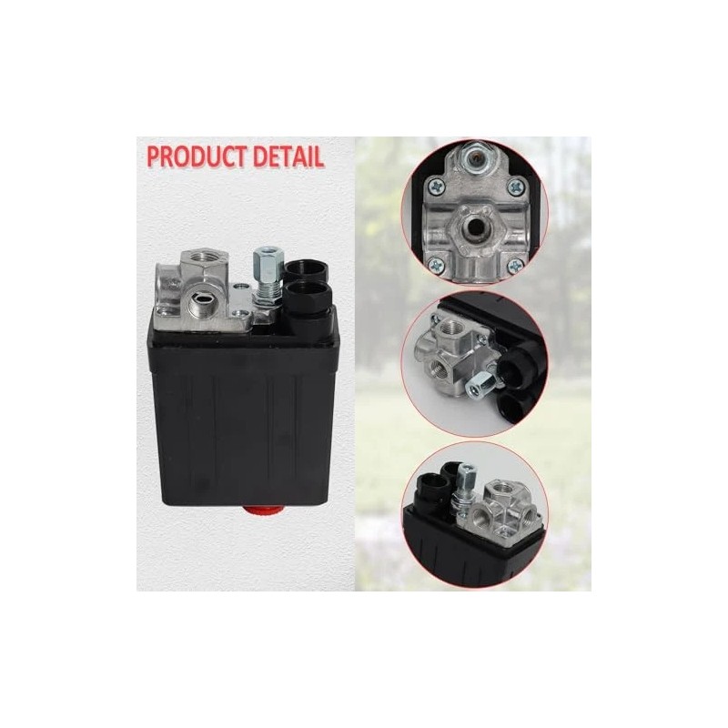 Wadoy Central Pneumatic Air Compressor Pressure Switch Control Valve U
