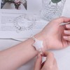 KYEYGWO Natural Rock Crystal Star Crystal Bracelet for Women, Reiki