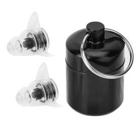 Tapones para los Oídos, 27dB Alta Fidelidad Tapones Antirruido Reducción de Ruido, Protección Auditiva para Concierto, Festival de Música(Negro)