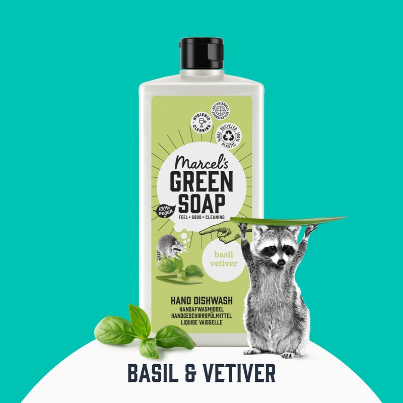 Marcel's Green Soap - Spülmittel Basilicum & Vetiver - Geschirrspülmittel