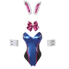 Nuoqi Dva Cosplay Costume - Hana Song Bunny Girl Bodysuit One Piece Suit L