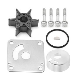 ZUDKSUY 6L2-W0078-00-00 Water Pump Impeller Repair Kit Replacement for Yamaha Outboard 20 HP 1996-1997 Replacement for Yamaha Outboard 25 HP 1988 - Up, Replace 18-3431