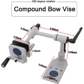 EODSAD Compound Bow Vise for Adjusting Compound Bow/Recurve Bow/Steel Ball Bow Universal Archery Bow Vise with Bow Leveling kit Archery Bow Maintenance Accessories