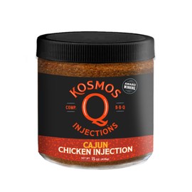 Kosmos Q Cajun Chicken Injection - Cajun Injection Marinade for Whole Chicken, Roasted Chicken Breast & Smoked Wings - BBQ Seasoning Made in the USA (Cajun)