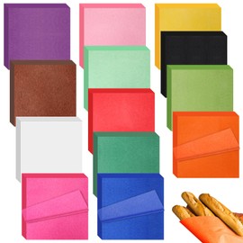 Qilery 1040 Sheets Deli Paper Assorted Color Kite Paper Origami Waterproof Sandwich Packaging Sheet 12" x 12" No Wax Oil Proof Light Transmission for Wrapping Craft, 13 Colors