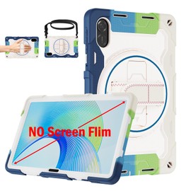 ROISKIN Honor Pad X9 11.5 inch 2023: Heavy Duty Rugged Cover for Tablet Honor Pad X8 Pro with Rotating Kickstand & Hand/Shoulder Strap & Pen Holder- Blue