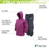 FROGG TOGGS boys Waterproof Breathable Polly Woggs Youth Rain Suit,
