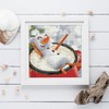 DIAMOND ART BY LEISURE ARTS Snowman Latte, 12"x12", Intermediate Diamond