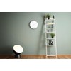 Acctim Webster Wall Clock Non-Ticking Sweep Marble Style Face Chrome