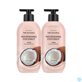 On the Body The Natural Coconut Body Lotion Recommended 400ml / 온더바디 더내추럴 코코넛 바디로션 추천 400ml X2