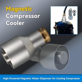 LiquiDrip Magnetic Compressor Cooler, High Powered Magnetic Water Dispenser for Cooling Compressor, Cooling Overheated Compressor Quickly with Connecting Garden Hose Water