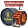 Cartvelli Premium Men's Leather Belt Made in Germany with Gift
