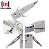 Inbrackets Punch Down Tool Professional Ethernet Punchdown Tool for RJ45