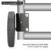 HILLMASTER 8 Inch Gate Wheel Caster Kit for 1-5/8" to