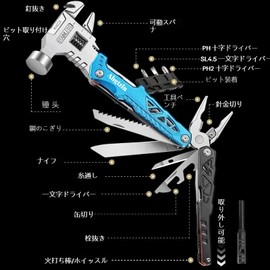 Multipurpose Outdoor Wrench Hammer Pliers Multi-functional integrated legitimate outdoor folding wrench, pliers, hammer for car use, multi-purpose, versatile one portable defense tool, made of high