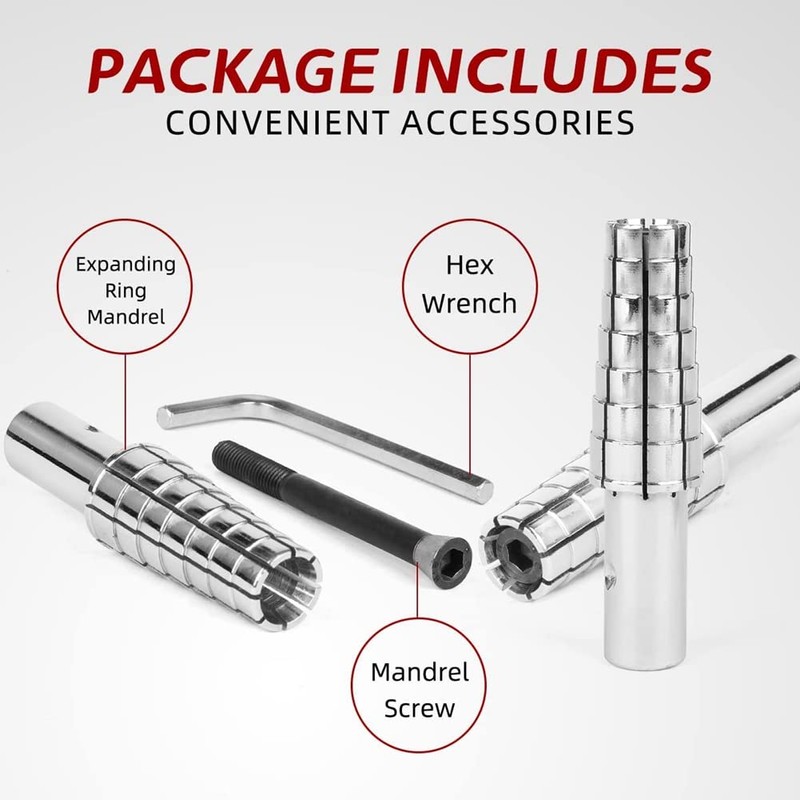 Tooteeru Expanding Stainless Steel Ring Mandrel Accessories with Hex Key-Heavy