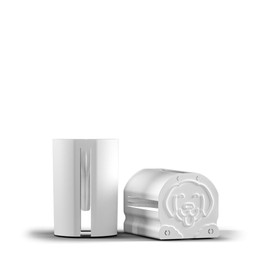 Lint Roller Cover - Up to 2.1" Diameter Roller for All Types Lint Rollers Brands, Protecting Cover for Extra Sticky Roller, 2 Pack, White Dog Covers