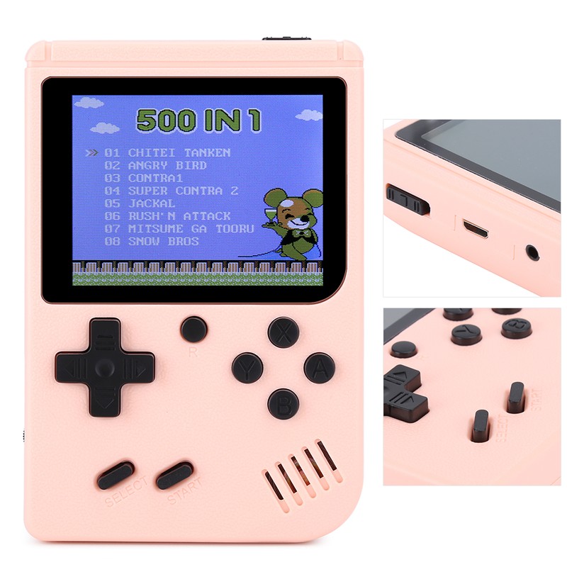 Retro Game Machine Handheld Game Console Nostalgic Mini Recreational Machine