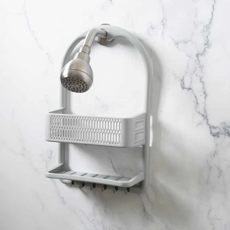 Bath Bliss Molded Shower Caddy | Bathroom Storage | Hangs