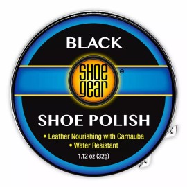SHOE GEAR BLACK SHOE POLISH 1.12 OZ
