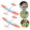 ibasenice Elastic Band Aeroplane 3 Pieces DIY Creative Plane Model